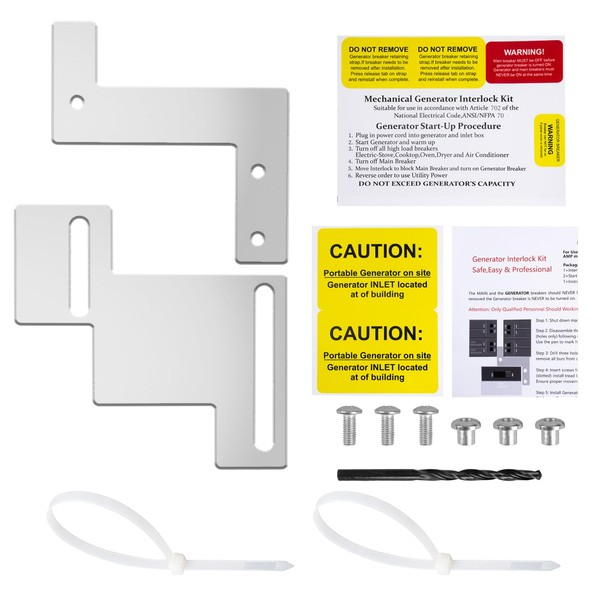 Generator Interlock Kit for Eaton Cutler Hammer Challenger, 150-200 Amp
