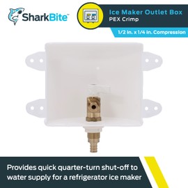 PEX ICE Maker Outlet Box