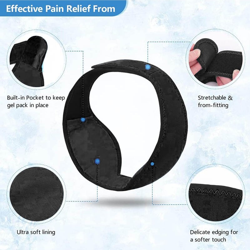 QANYEGN Face Ice Pack Wrap, Ice Pack Wrap with Hot