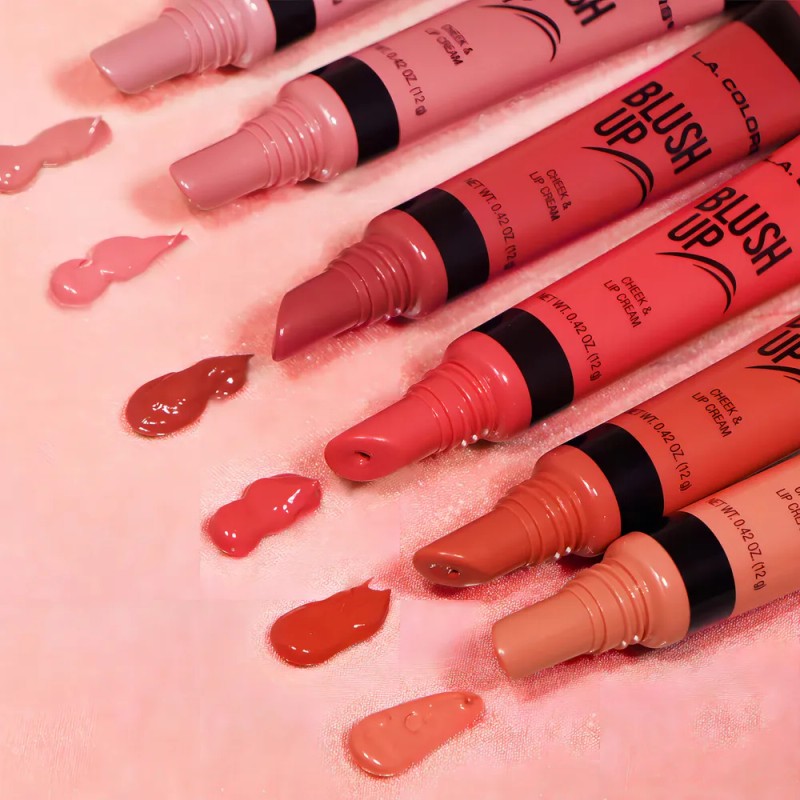 Rubor Líquido L.A. Colors Glow Up Tono Natural Flush Acabado