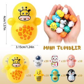 PacuM 80 Pieces Give Aways Children's Birthday Cartoon Party Bags Children's Birthday Colourful Birthday Bags Children for Boys Girls Party Bags for Holidays Birthday Parties