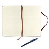 C.R. Gibson MJ5-4792 Brown Bonded Leather Notebook with 240 Ruled