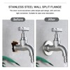 Jinyuanchao Wall Split Flange, Split Escutcheon Cover Plate Stainless Steel