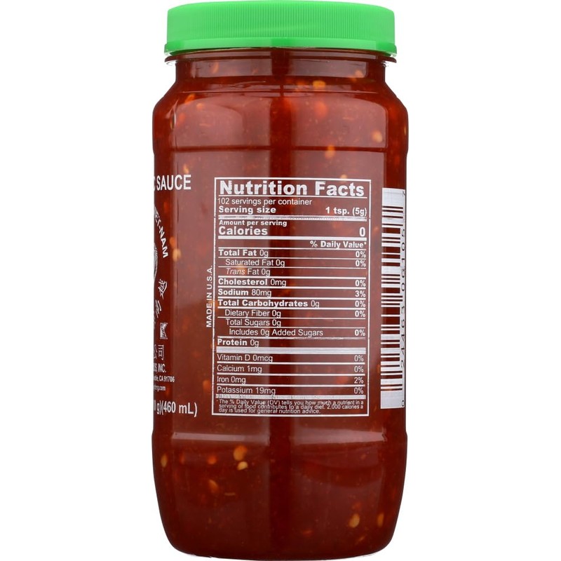 Huy Fong Sauce Chili Garlic,18 oz, 3 Pack