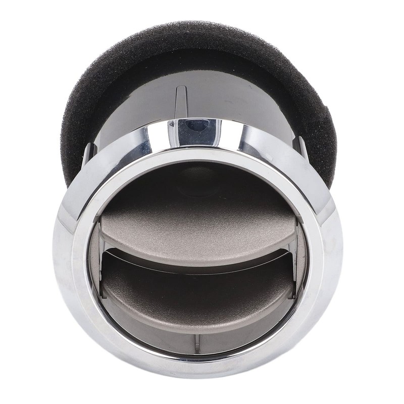 2Pcs Car Front Dashboard Round Air Vent, Dash Board Insert