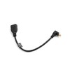 SYSTEM-S Mini HDMI Upwards Angled Angle Plug 90° Degrees to