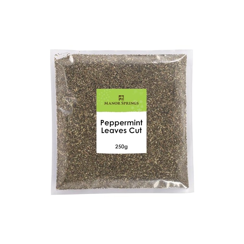 Peppermint Leaves Cut 250g by Manor Springs