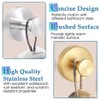 Nocessary Suction Cup Hooks for Shower, Upgrade No-Drill Stainless Steel