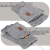 USB Heated Gloves 2 Pairs Winter Warm Heating Mitten Full