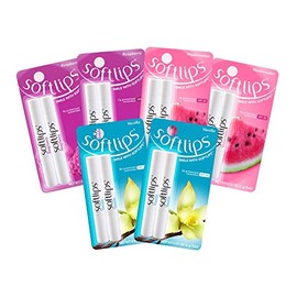 Softlips ProtectantSunscreen SPF 20 Assorted Fun Flavors Lip Balm, 6 Count                                                                            