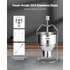 VEVOR Donut Depositor, Large Capacity Manual Donuts Dropper, 304 Stainless