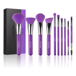 Docolor Juego De Pinceles Para Ojos De 10 Piezas