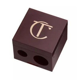 Charlotte Tilbury 샬롯 틸버리 연필깎이 - 라이너 립 및 섀도 연필용 듀얼 사이즈 화장품 샤프너 컬러 카멜레온 록 앤 콜 Charlotte Tilbury Pencil Sharpener - Dual Size Makeup Sharpener for Liner, Lip and Shadow Pencils Color Chameleon Rock 'n' Kohl