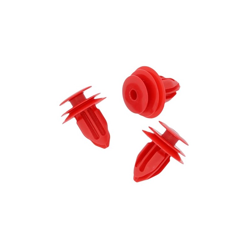 VVO Fasteners- Red Plastic Tailgate/Boot Lid Lining Clips for Toyota