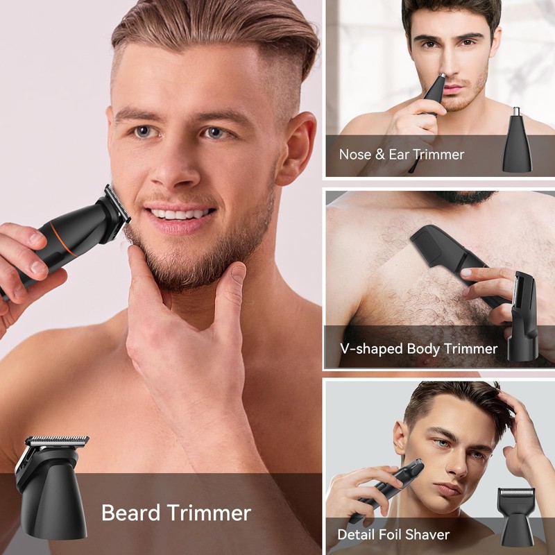MAXGROOM Manscape Body Hair Trimmer for Men, Waterproof Pubic, Groin