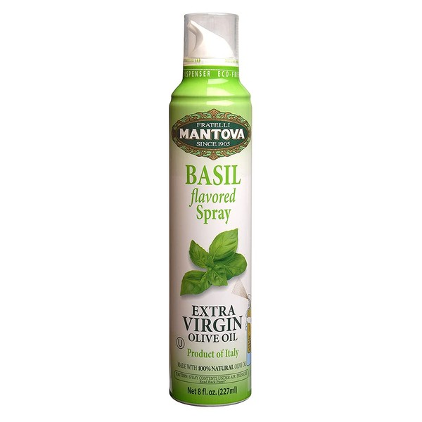 Basil Spray Extra Virgin Olive Oil, 8 oz (Pack of 1)