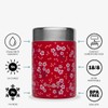 QWETCH - Hanami Red Insulated Lunch Box 600ml Food Grade