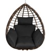 Zorpupoa Outdoor Egg Chair Cushion, Soft Hanging Egg Chair Cushion