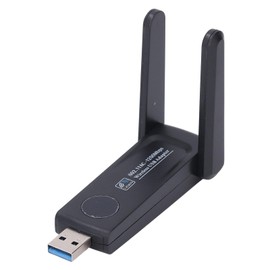 Fyearfly USB WLAN Adapter 1200 Mbit/s 5G/2.4G USB 3.0 WiFi Adapter Dual Band Internet with 2 x 5dBi Antenna for Wins XP 7 8 8.1 10