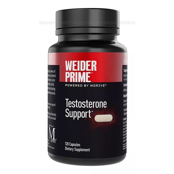 Mdrive Weider Prime Soporte Testosterona Hombre 120 Capsulas