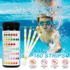 Pack of 160 Pool Test Strips, 7-in-1 Pool Water Test