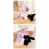 LOHGOU Cute Mini Rabbit Keychain Stuffed Rabbit Bag Decoration Fluffy