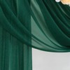 DeZerlor Emerald Green Wedding Arch Draping Fabric 29" x 20