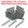 ZDingTech 30PCS 1/8 x 3/4 Dowel Pins,1/8 inch x 3/4