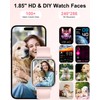 Smart Watch for Women with Bluetooth Call Answer/Dail,1.85" DIY Dial