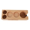 Wood Coffee Filter Tamper Holder Wooden Coffee Tamper Mat Stand