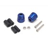 Active 60800108 Aluminum Bar End Revolver, Blue, φ1.3 - L35