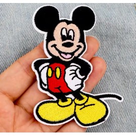 UB 🔥 Disneyland Classic Mickey Mouse Cartoon Embroidered Iron On Patch WDW DCA