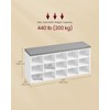 VASAGLE CUSTOS Collection - Shoe Bench, Storage Bench with Padded