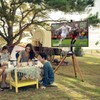 Ergounion Tripod TV Stand for 32-75 Inch Screen up to