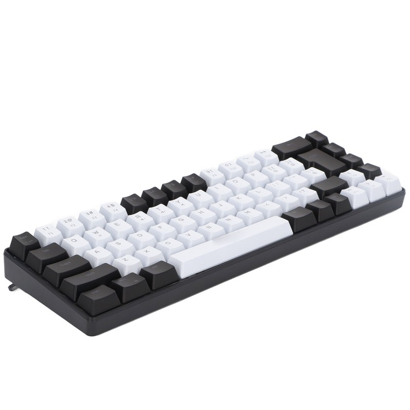Membrane Gaming Keyboard 68 Keys RGB Backlit Ergonomic USB Interface