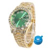 Halukakah Diamonds Gold Watch Iced Out,Men's 18K Real Gold Plated