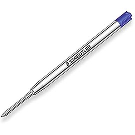 STAEDTLER Premium 458 M-3 Jumbo-Tip "G2" Ballpoint Pen Refill - Medium, Blue (Pack of 5)