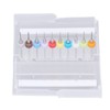 10pcs Mini Drill Bit Colour Micro Spiral Flute CNC Cutter