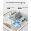 WOWDSGN 22dB Quiet Floor Fan, 3D Air Circulator Oscillation Fans,