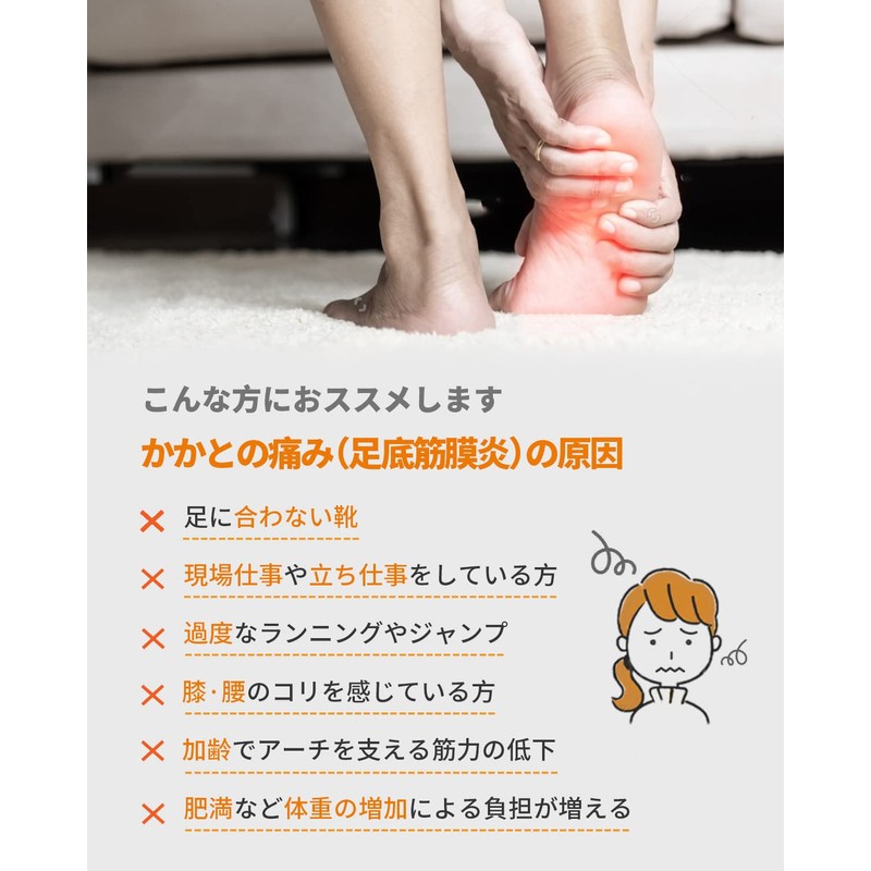 Prolife Plantar Fasciitis Insole, Shock Absorption, Physiothe-Supervised, Heel Pain, Insole,