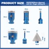 BRSCHNITT Diamond Core Drill Bit Set - 6/8/25/35/50mm Diamond Hole