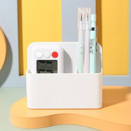 Magnetic Pen holder, Dry Erase Marker Holder, Fridge Magnets Plastic Box, Pencil Markers Organizer, Magnetic Organizer for Whiteboards/Fridge/Refrigerator, Magnetic Pen Holder Dry Erase Tray