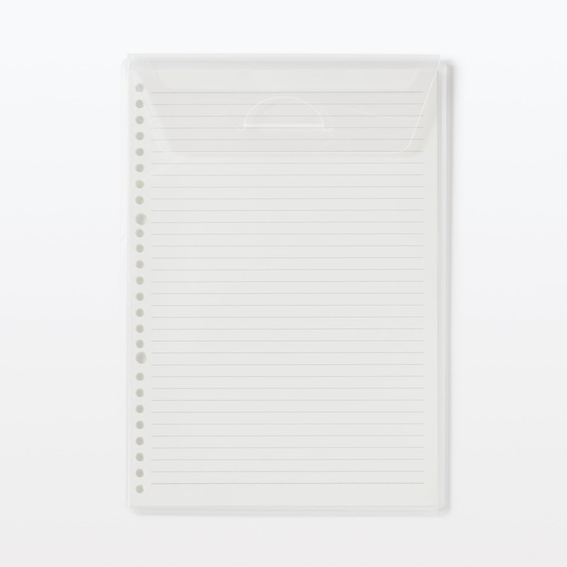 MUJI 83767013 Planted Trees Paper Backed Loose Leaf with Case,