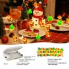 Aogist Christmas String Lights, 16ft 50 LED Battery Powered Reindeer