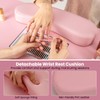 Giantex Nail Desk Manicure Table - Nail Table Station with