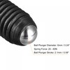 sourcing map Grub Screws with Ball Head M10 x 12