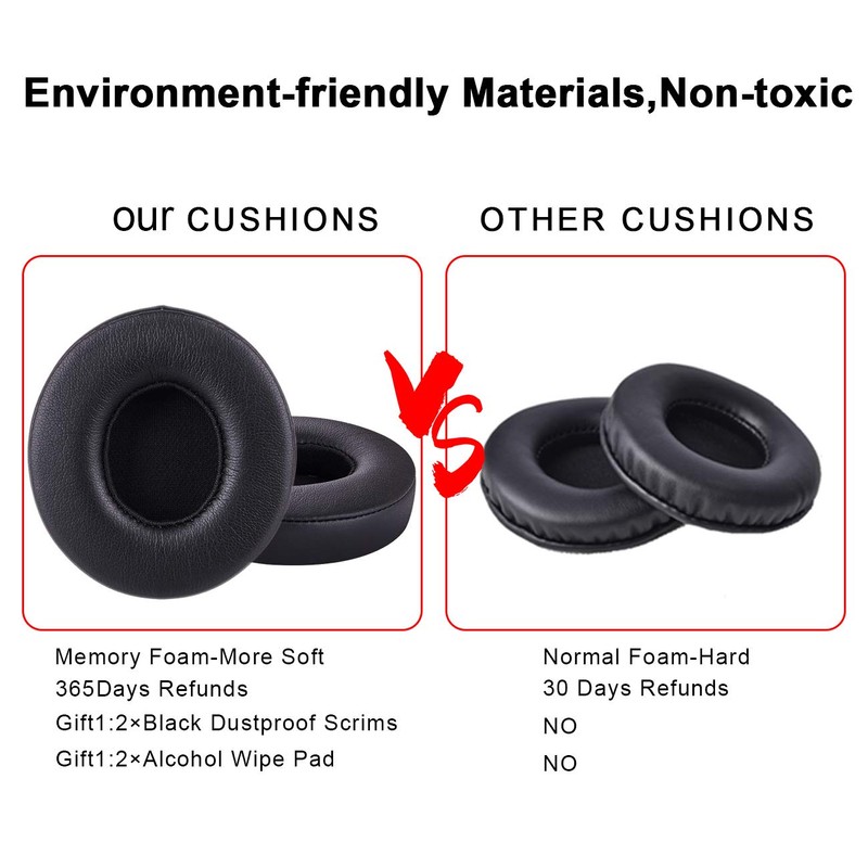 OANM studio Replacement Ear Pads, Compatible with Beats Solo 2