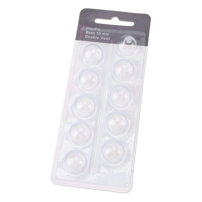10pcs Double Vent Bass Dome Accessory Single Layer Double Vent