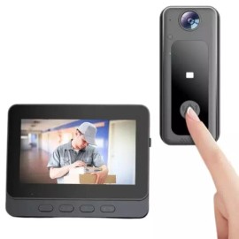 A 비디오폰 비디오 도어벨 통화 무선 인터폰 화상 링 [B. M5 방수 비디오 초인종] Video Phone Video Doorbell Wireless Intercom Video Ring [B. M5 Waterproof Video Doorbell]