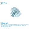 QUARKZMAN Knurled Thumb Nuts 24 Pcs M3 High Head High